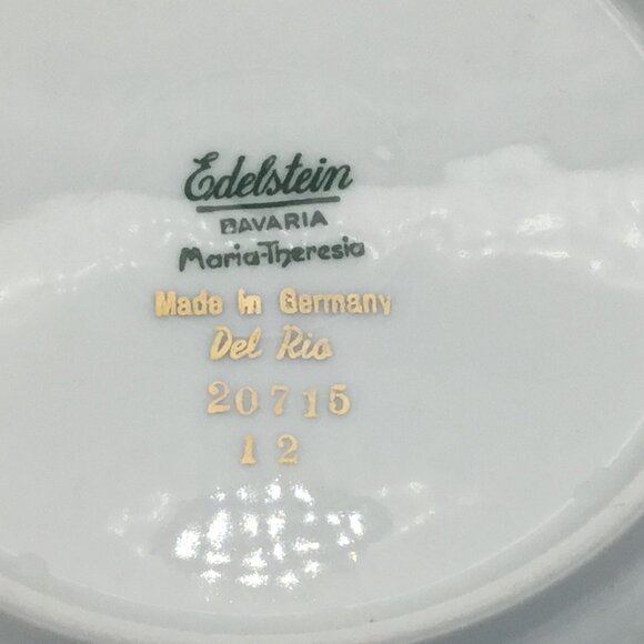 Edelstein Bavaria Vintage Bread & Butter Plate Maria-Theresia Del Rio Pattern x3 - Picture 5 of 7